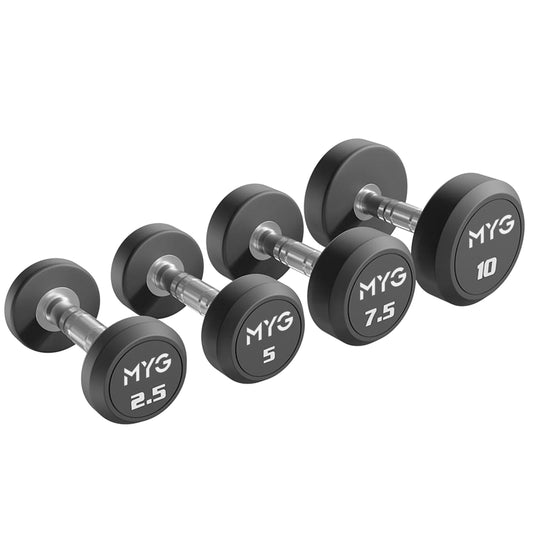MYG 1012A Rubber round dumbbell